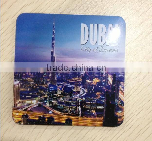 tin cork board coaster