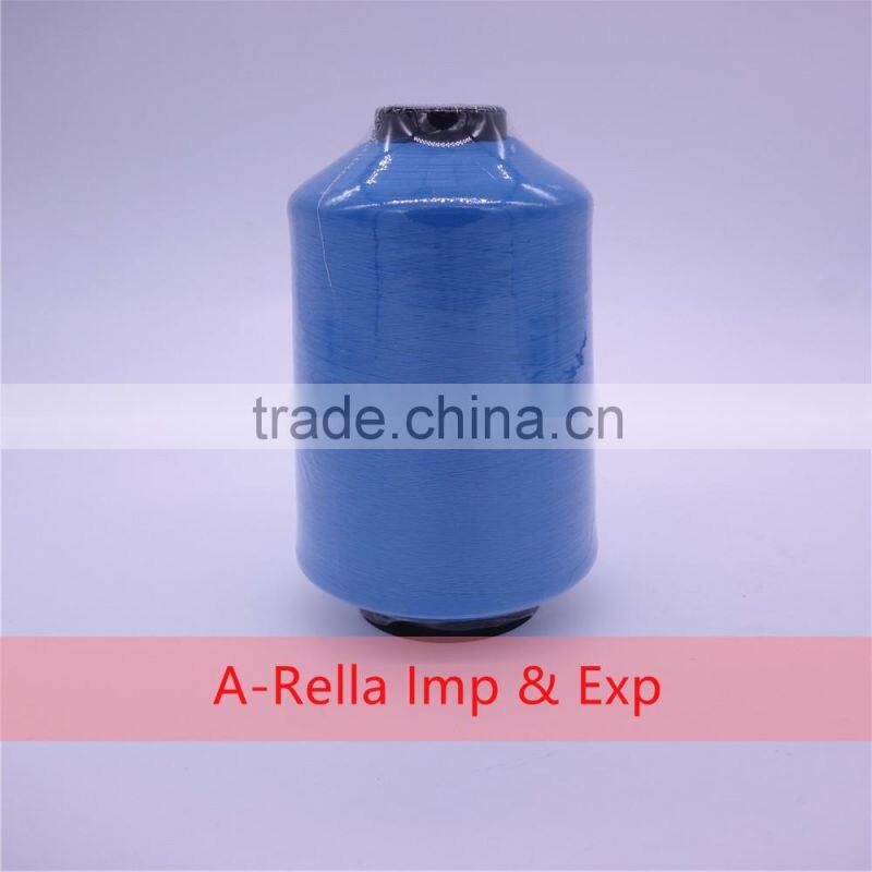 dty polyester overlock thread dyed 215g/cone 150D