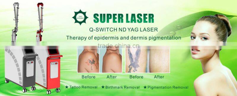 Cosmetic laser hair removal tatoo removal machine for beauty spa and laser clinic