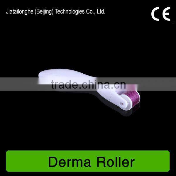 2016 new products face and body massage microneedle dermaroller stainless micro derma roller with 600 pins