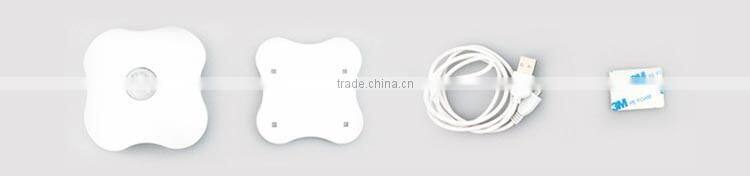 Amazon Hot selling Clover style White LED Lighting Sconce Wall Lamps with garmar mothion sensor home decorative Outdoor lighting