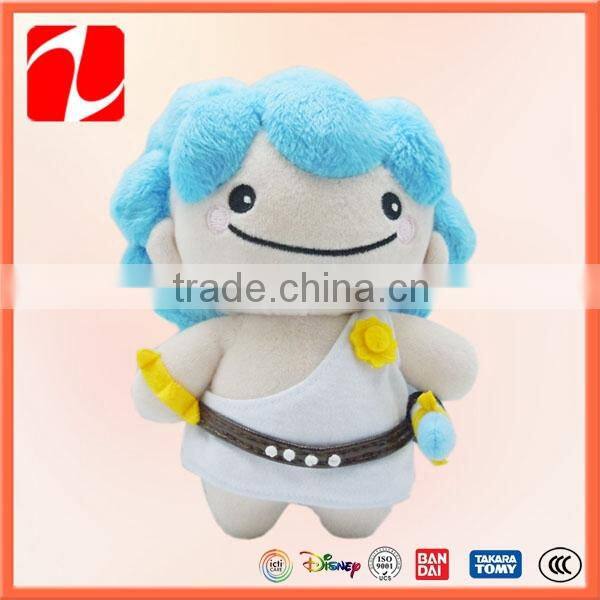 Custom big hair real girl mini doll