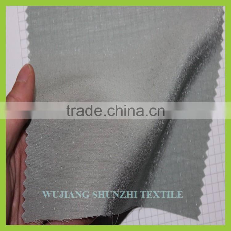 new 16/84 Nylon Rayon blending Cationic Dots Jacquard Women's Dress Fabric