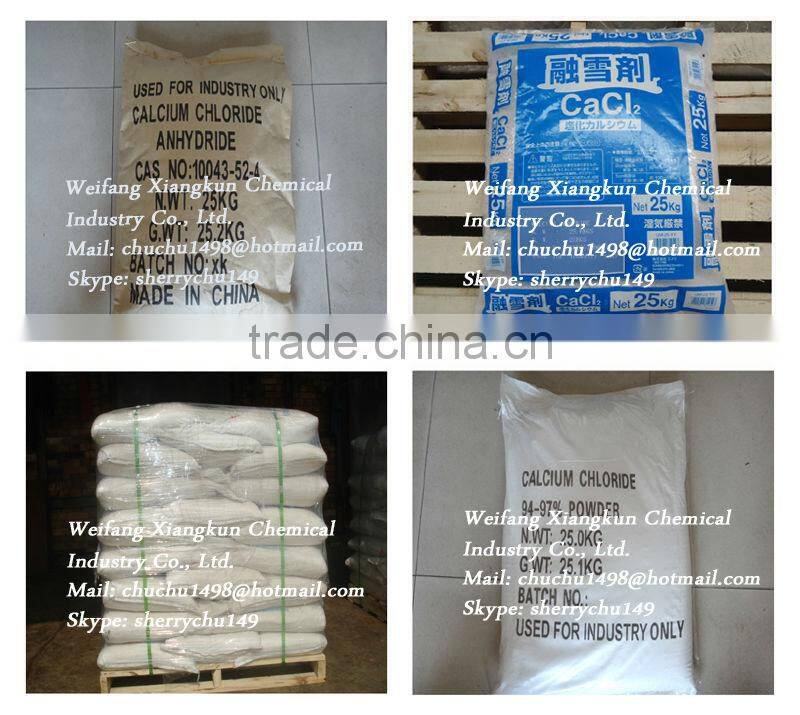 Calcium Chloride Drilling Chemical (94-97%)