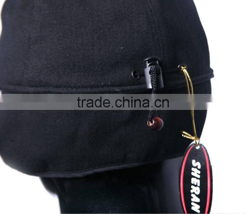 Most popular fashion design high quality earflap deep blue light hunting hat