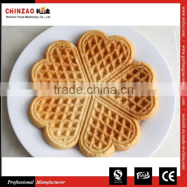 Commercial Portable Twin Head Electric Heart Industrial Waffle Maker