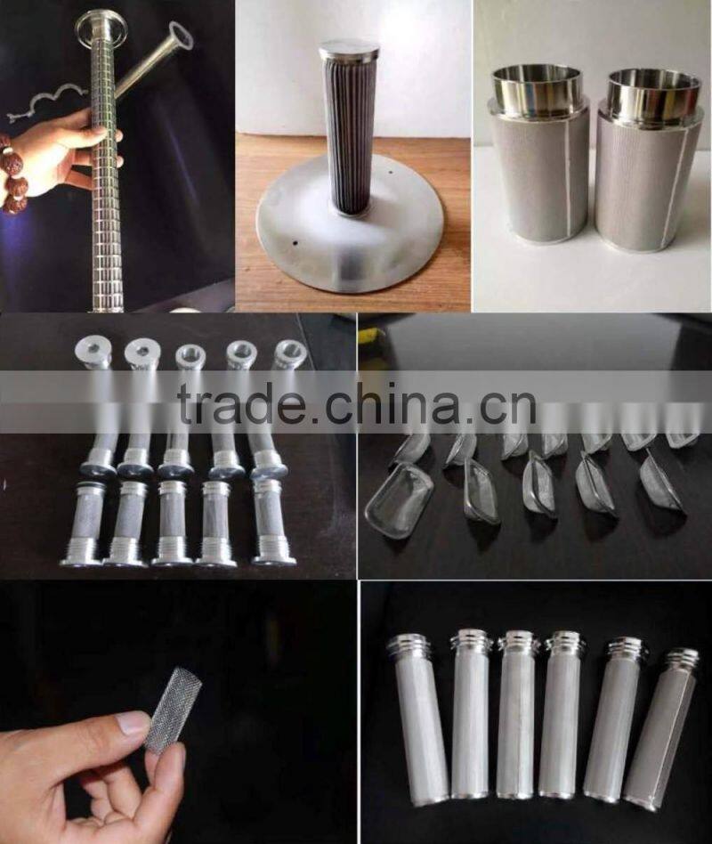 YS stainless steel perforated filter mesh tube/perforated sylinder strainer/perforated pipe strainer