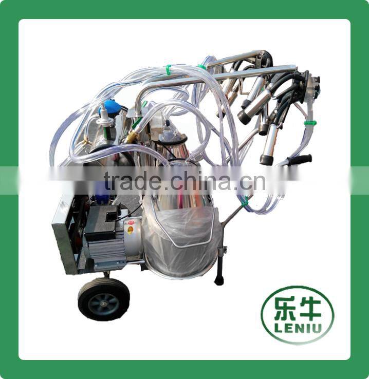Hot sale low price piston goat milking machine with single bucket