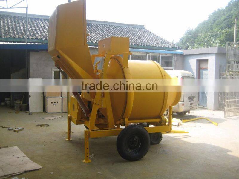 Popular sales advanced concrete mixer with lift and hopper in high quality and good price