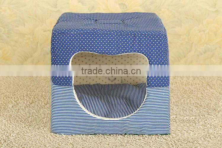 Christmas sales Double-use 2 in1 luxury cozy pet dog cave soft fabric dog house