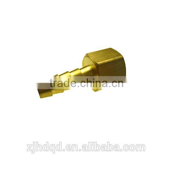 brass hose connecors threaded female &hose barb .