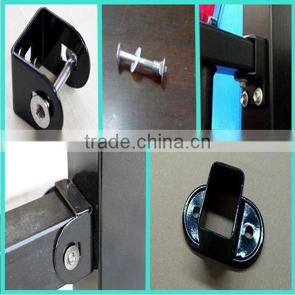 decorative wrought iron ornamental picket fence with square tube insert factory