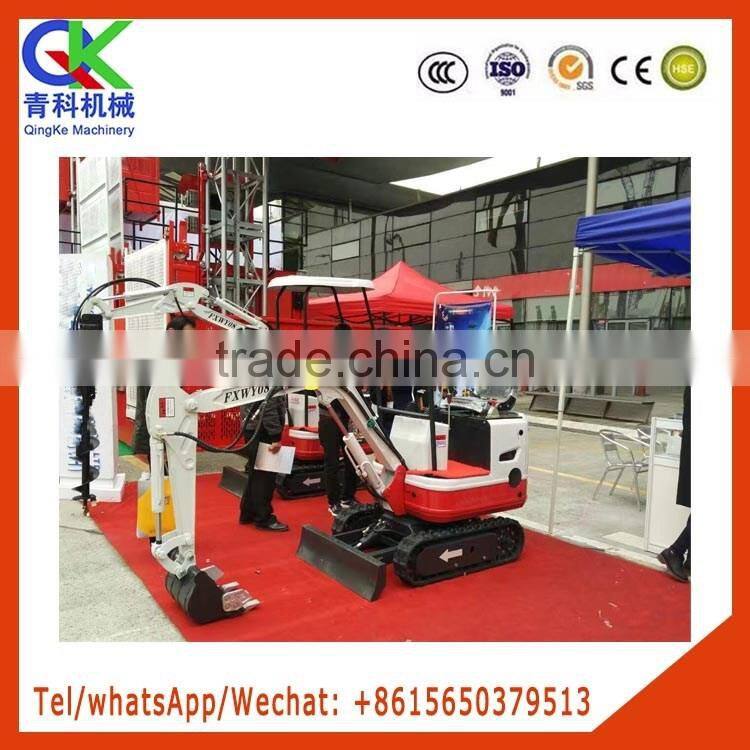 new style mini electrical excavator climbing function