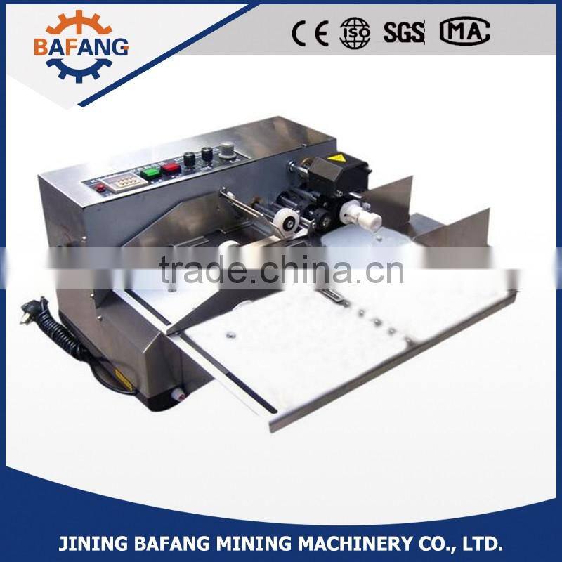 Automatic high speed ink wheel code printer electric Ink roll labeling machine serial/ number plate printing machine