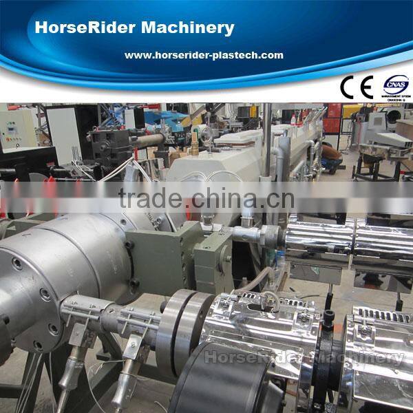 PE ABS pipe gas water pipe extruding making machine