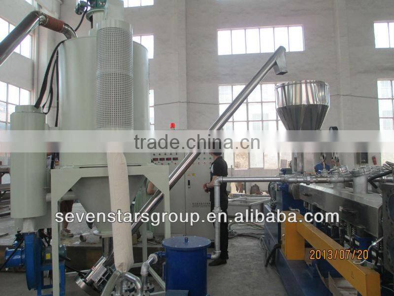 Machine for making PET granule