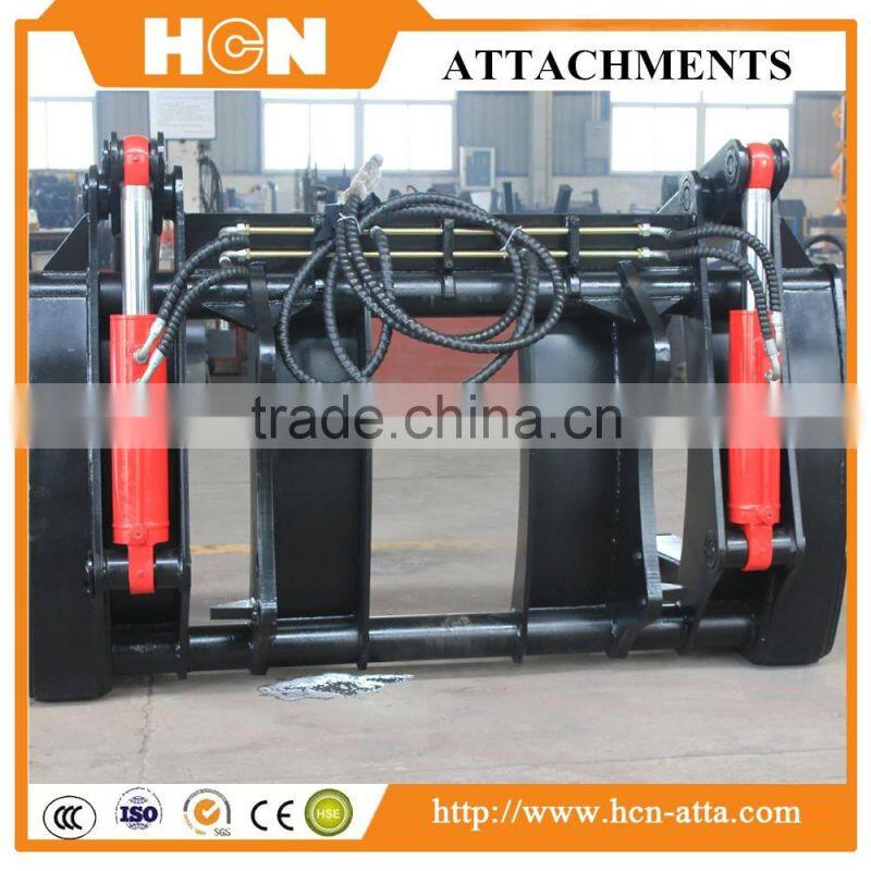 BM06 Series Hydraulic Log Grapple Attachment For Loader