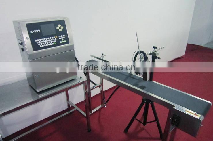 2015 Hot Sale 360 Degree Rotating Automatic Industrial Printer For Water Bottles