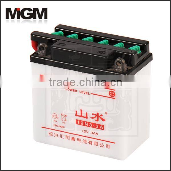 motorcycle battery 12N10-3B ,rechargeable battery for motocycle