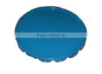 Semi-automatic glue injection machine for pail can lid