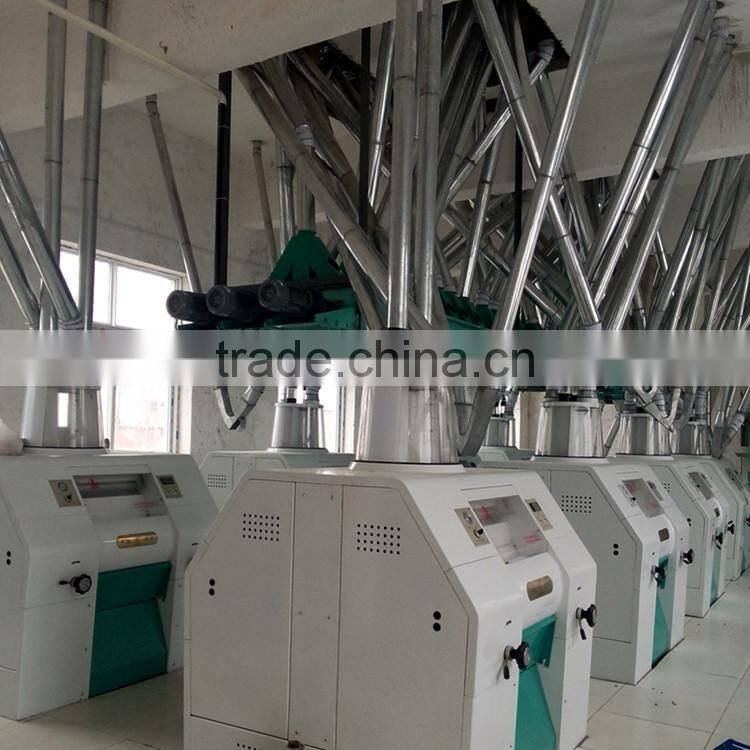 high quaility automatic machines wheat flour milling plant for TPD500