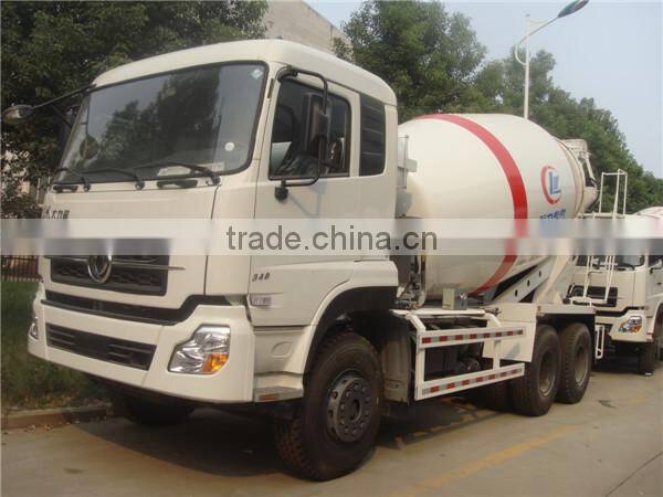 hot sale dongfeng 10 wheel self-loading concrete mixer truck