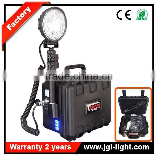 remote area led work ligh rechargeable led flood light 24w rotating search light