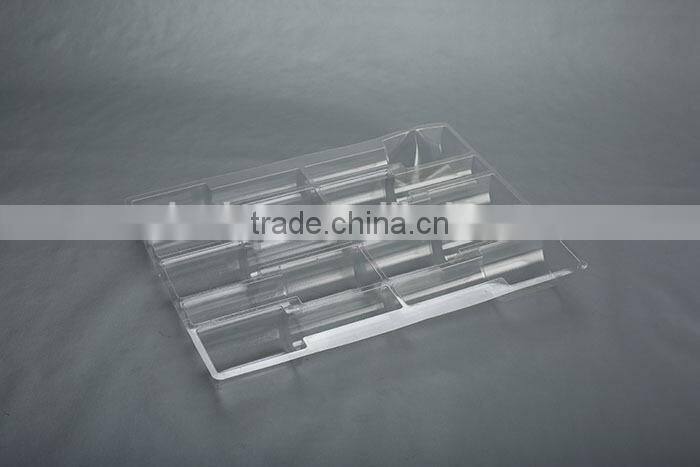 Vacuum disposable plastic tray for hardware