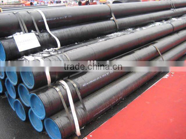 API 5L X65 Steel Pipe Black Paint