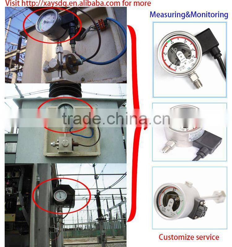 great price promotional sf6 density monitor with oil-filled