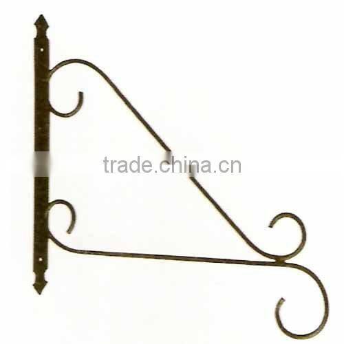 METAL WALL-HUNG HANGING BASKET HOOK