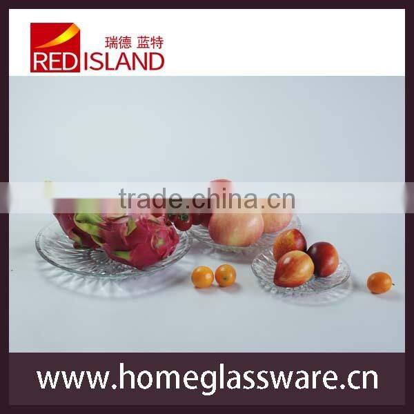 6 inch Fresh Fruit Salad glass plate