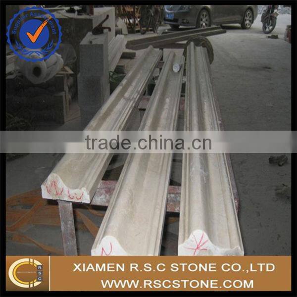 beige round marble column