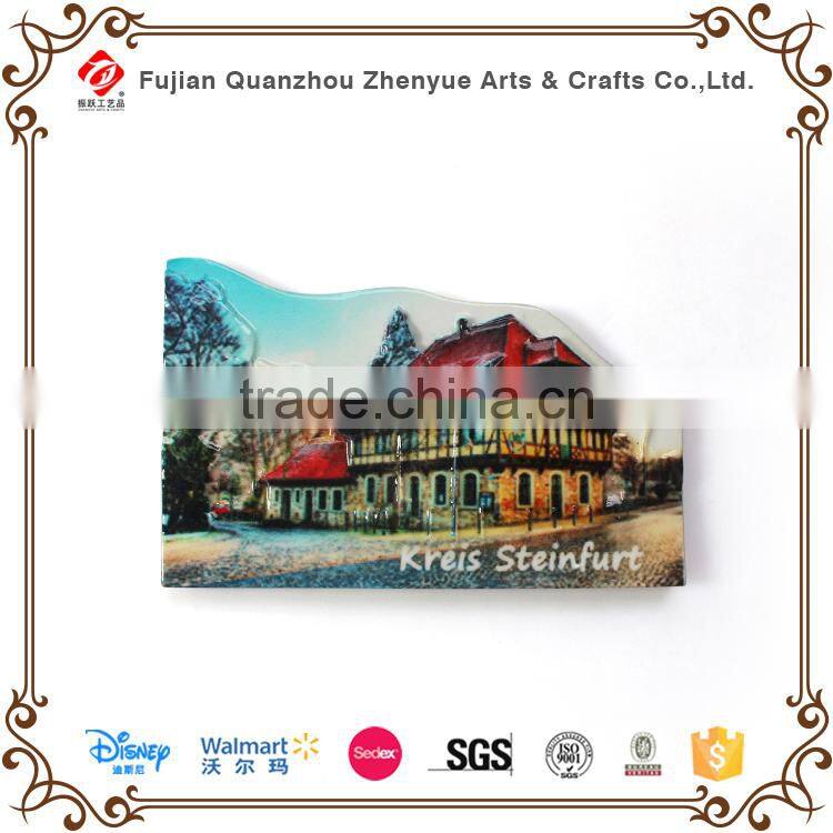 Polyresin artwork of tourist souvenirs fridge magnet