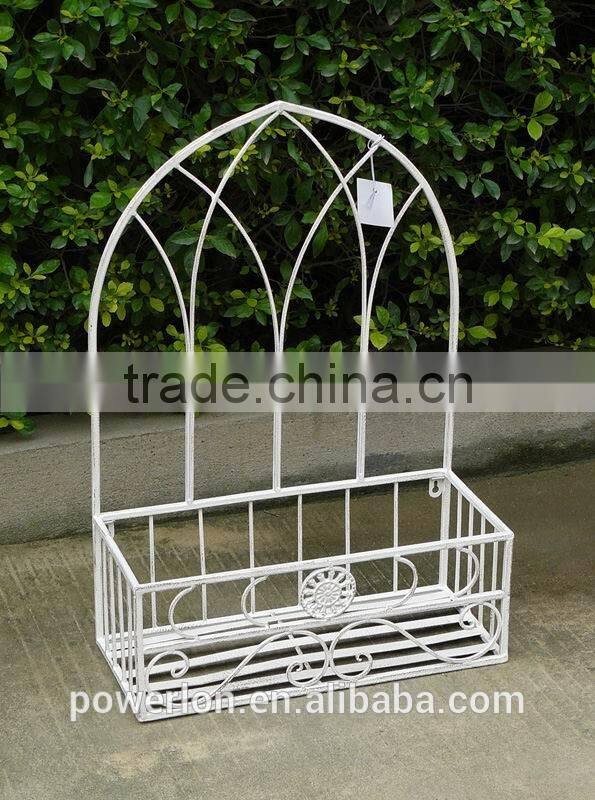 Metal wall mounted flower plant pot holder brackets