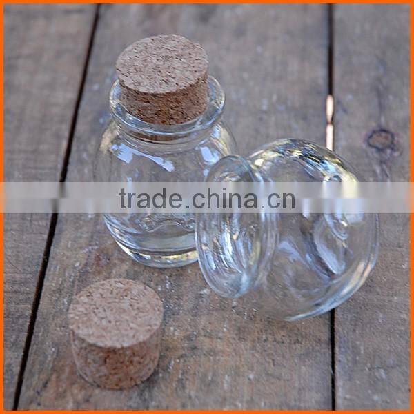 Hot sales wholesale clear small glass jar with lid