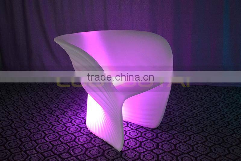 Design from Vondom ---Remote Control LED Chair/ Nightclub Cafe Shop Glow Armchair