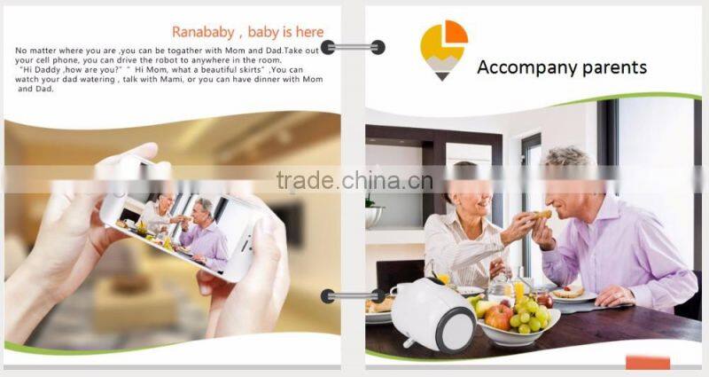 Factory Price WIFI Charge Voice Intercom Home Monitoring Real Care Baby Robot