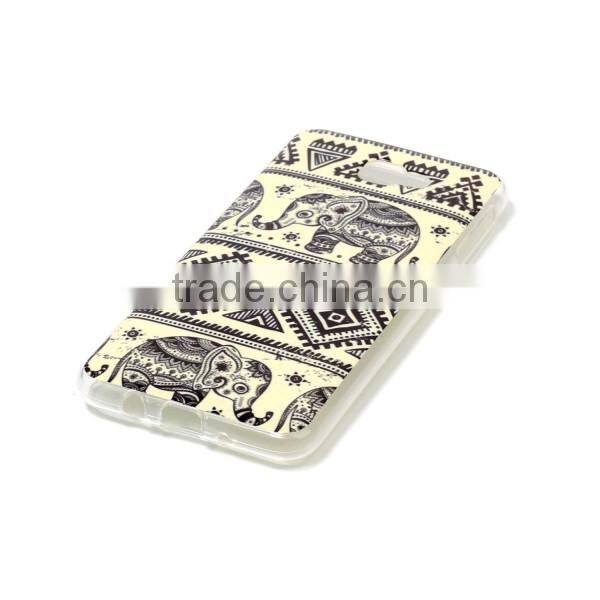 Fashion Ultra Transparent Soft With IMD Cartoon Pattern TPU Phone Case For Samsung J5 Prime