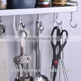 Kitchen wall Mounted pantry Holder Organizer Storage rack Spice shelves