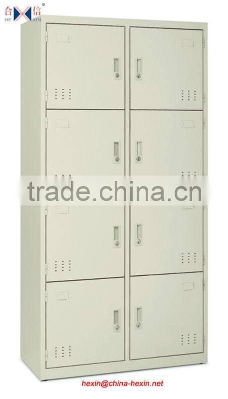 2014 Hot sale 8 door storage bin steel locker,High quality cold plate used steel locker storage cabinet