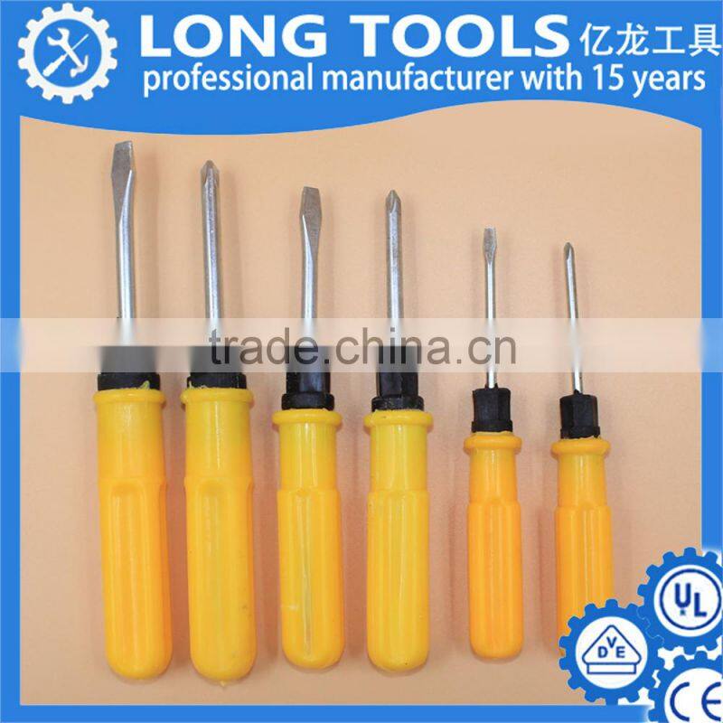 Cheap plastic handle CRV manual hexgonal allen screwdriver