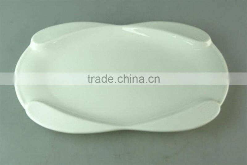 Wholesale High Quality White Ceramic Dinner Plate For Home&Restaurants,Cake And Fruit Ceramic Plate