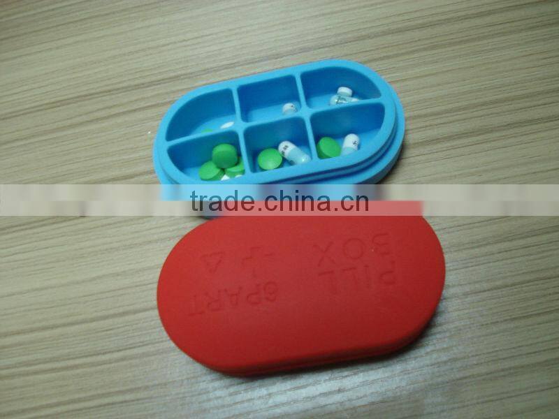 Eco-friendly silicone pill box