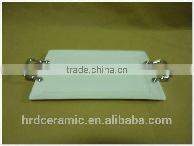 China hot sale stock ceramic plate printing machine with Metal handle