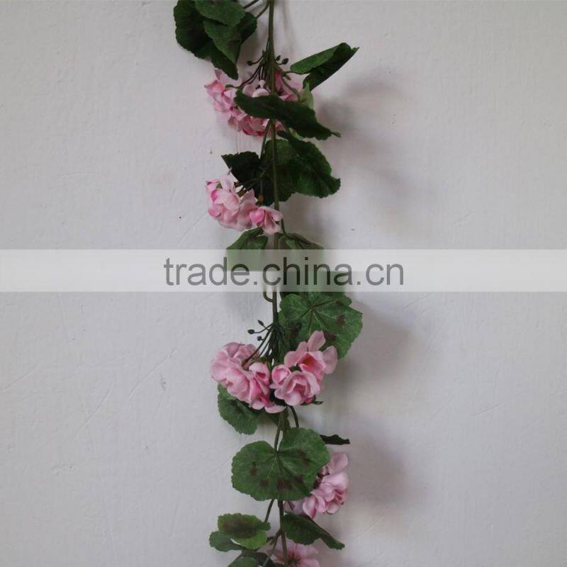 Artificial begonia flower garland silk begonia garland