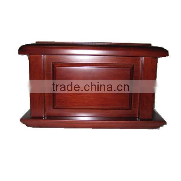 Custom High quality wholesale paulownia wooden funeral urns box