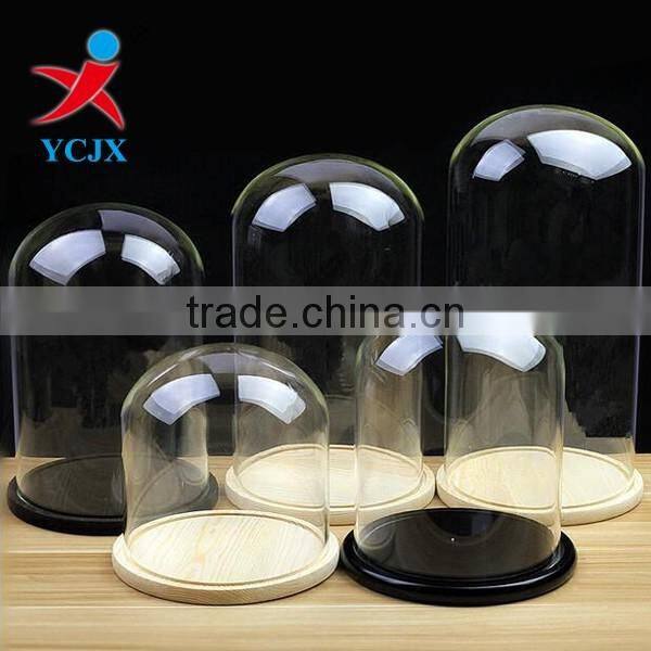 Supply All Sizes Clear Flower Glass Dome for Home Decor