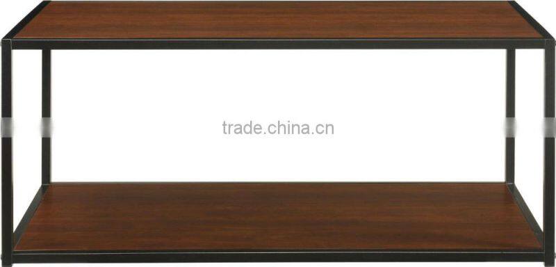 Modern style square shape Console table with metal frames