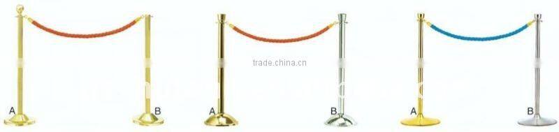 Hotel retractable railing stand